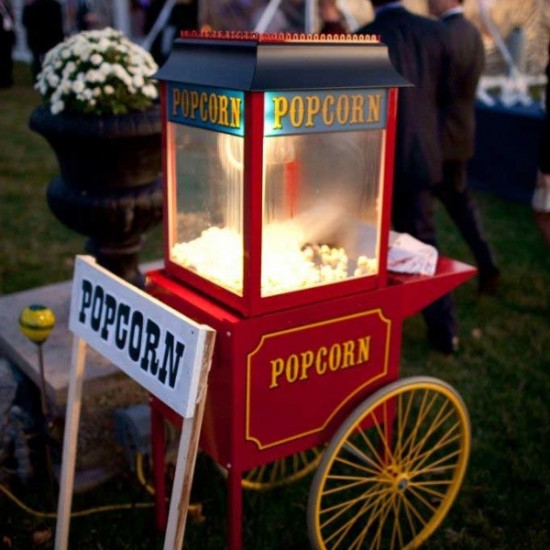 Popcorn Machine Huren Bruiloft - €50,00 per dag
